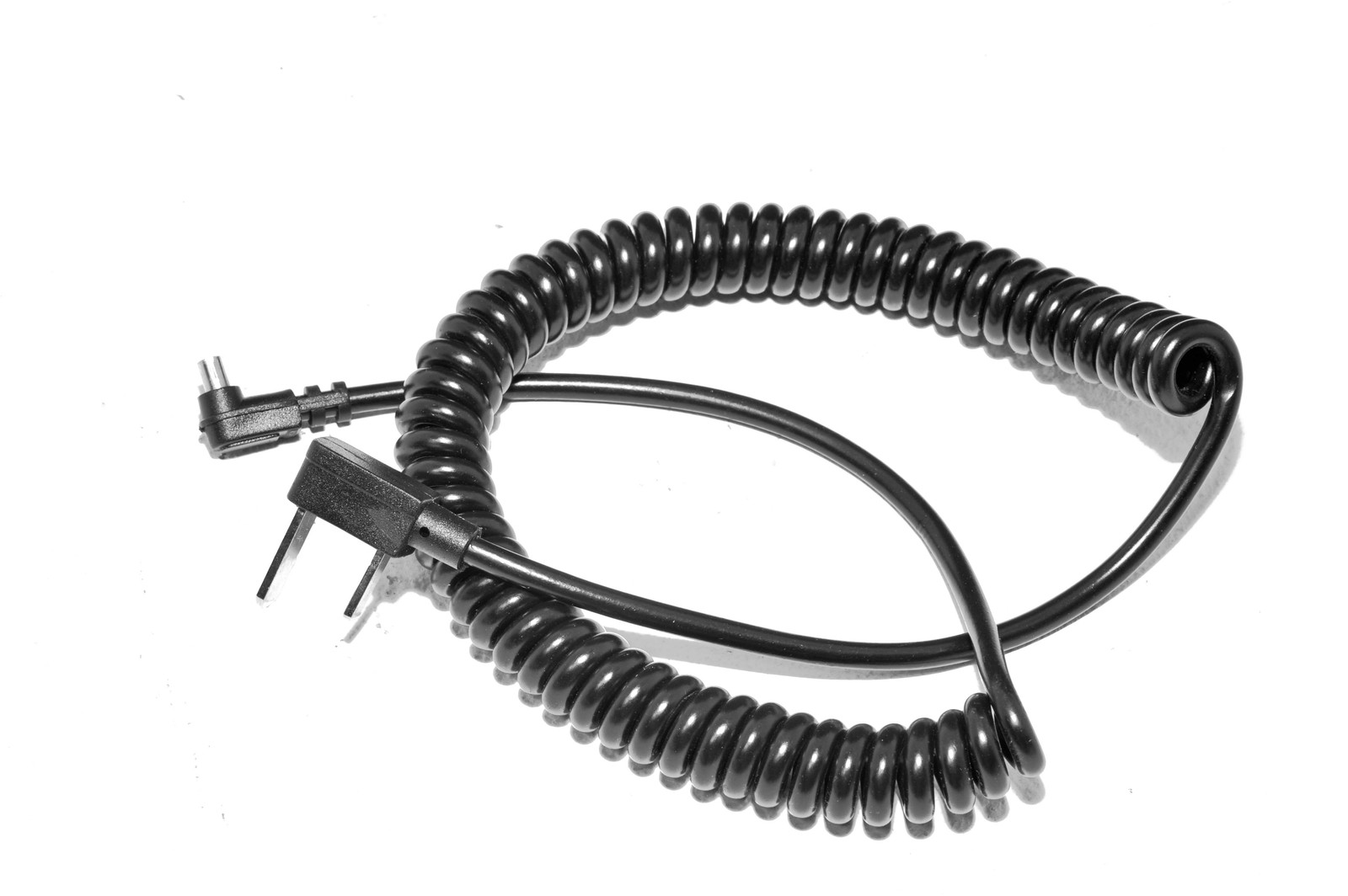 AC-PC Coiled Flash Sync Lead Heavy Duty 3 Meters