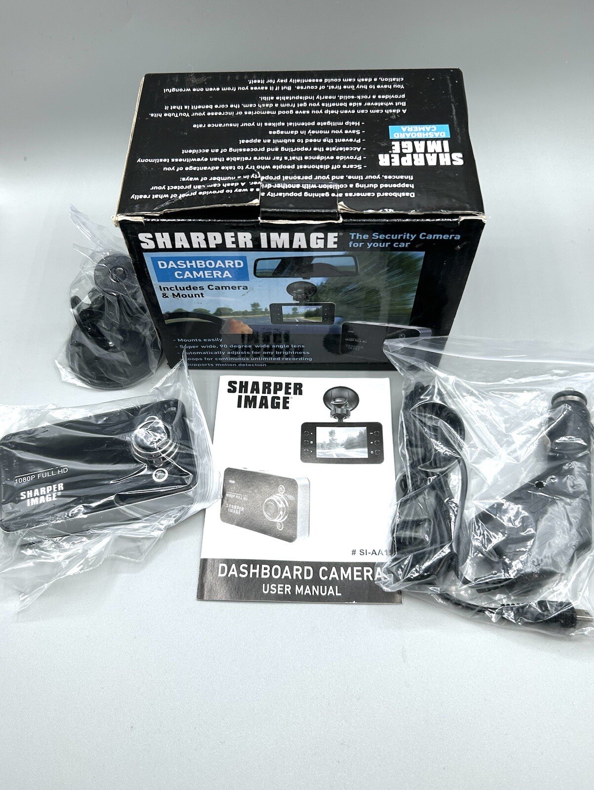 2018 Sharper Image Dashboard Security Camera & Mount (SI-AA15)