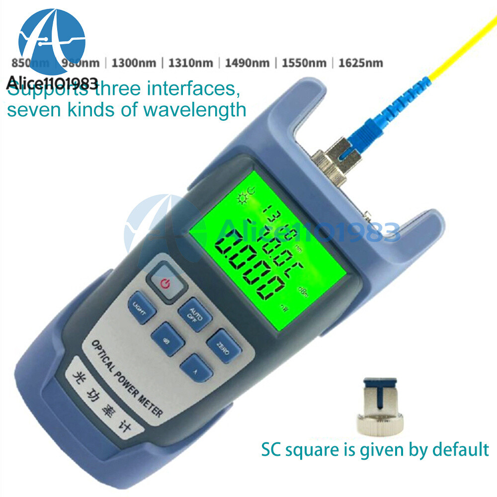 Fiber Optic Tool Kit -70~+10dBm Optical Power Meter Visual Fault Locator 10mw