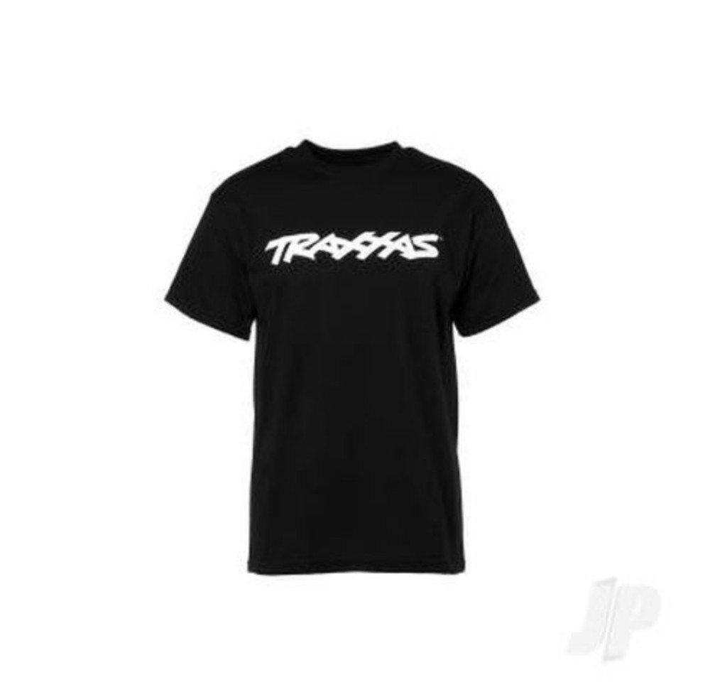 Traxxas Unisex Short Sleeves Black Tee Traxxas White Logo Size MediumTRX1363M