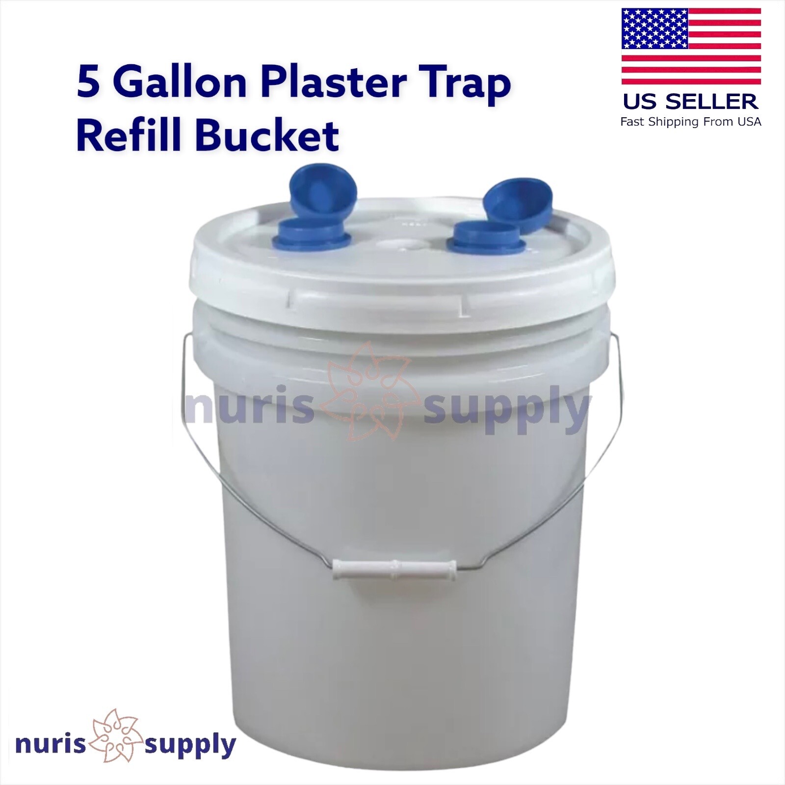 Dental Lab Plaster Trap 5 Gallon Refill Bucket Disposable Trap Bucket