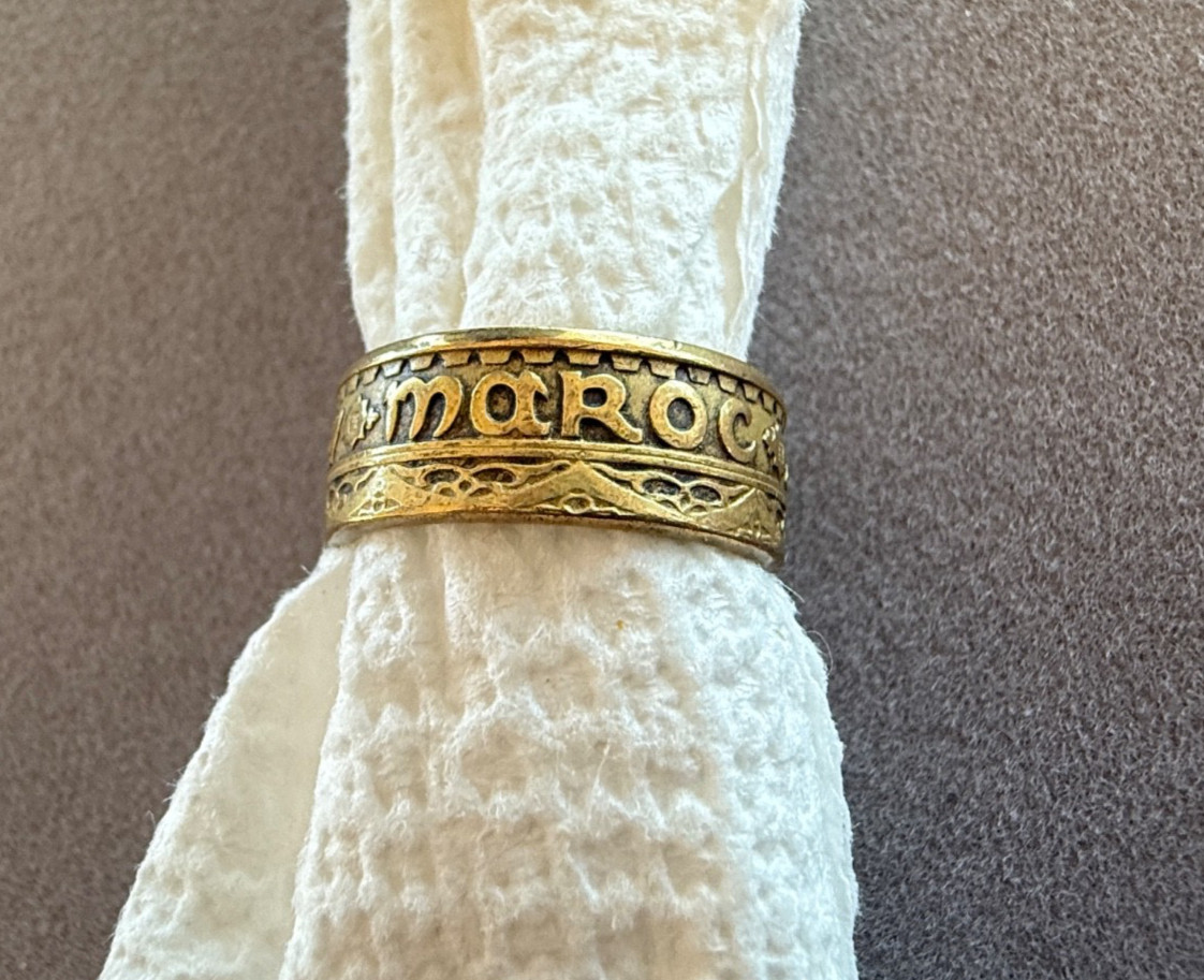 Moroccan Coin Ring from 1952