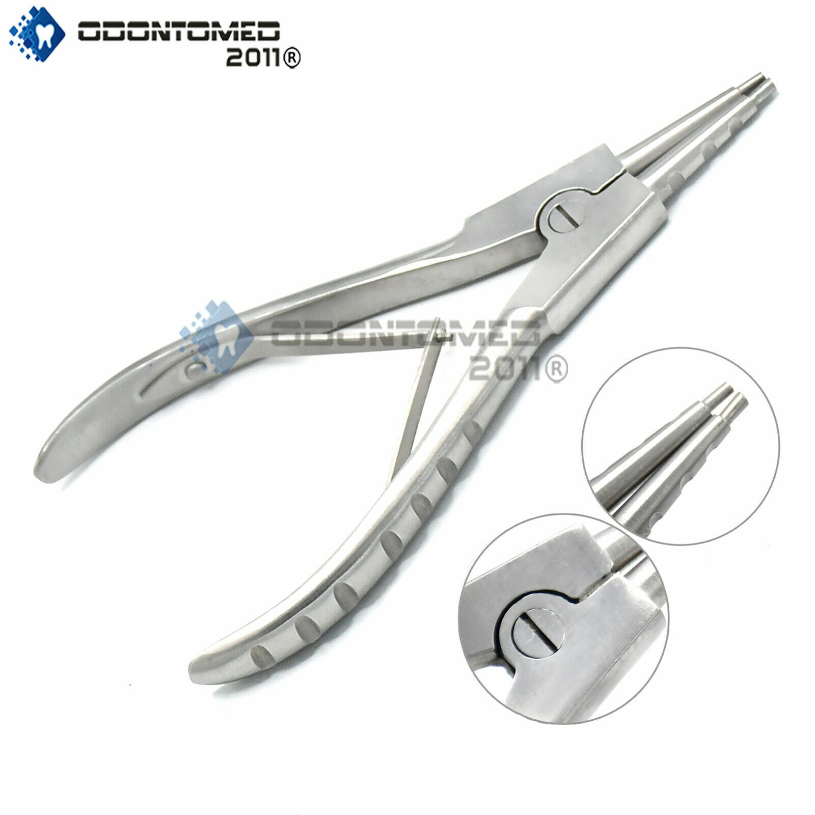 New 6" Ring Opening Pliers Tool Supply w / 3 Notches - Stainless Steel
