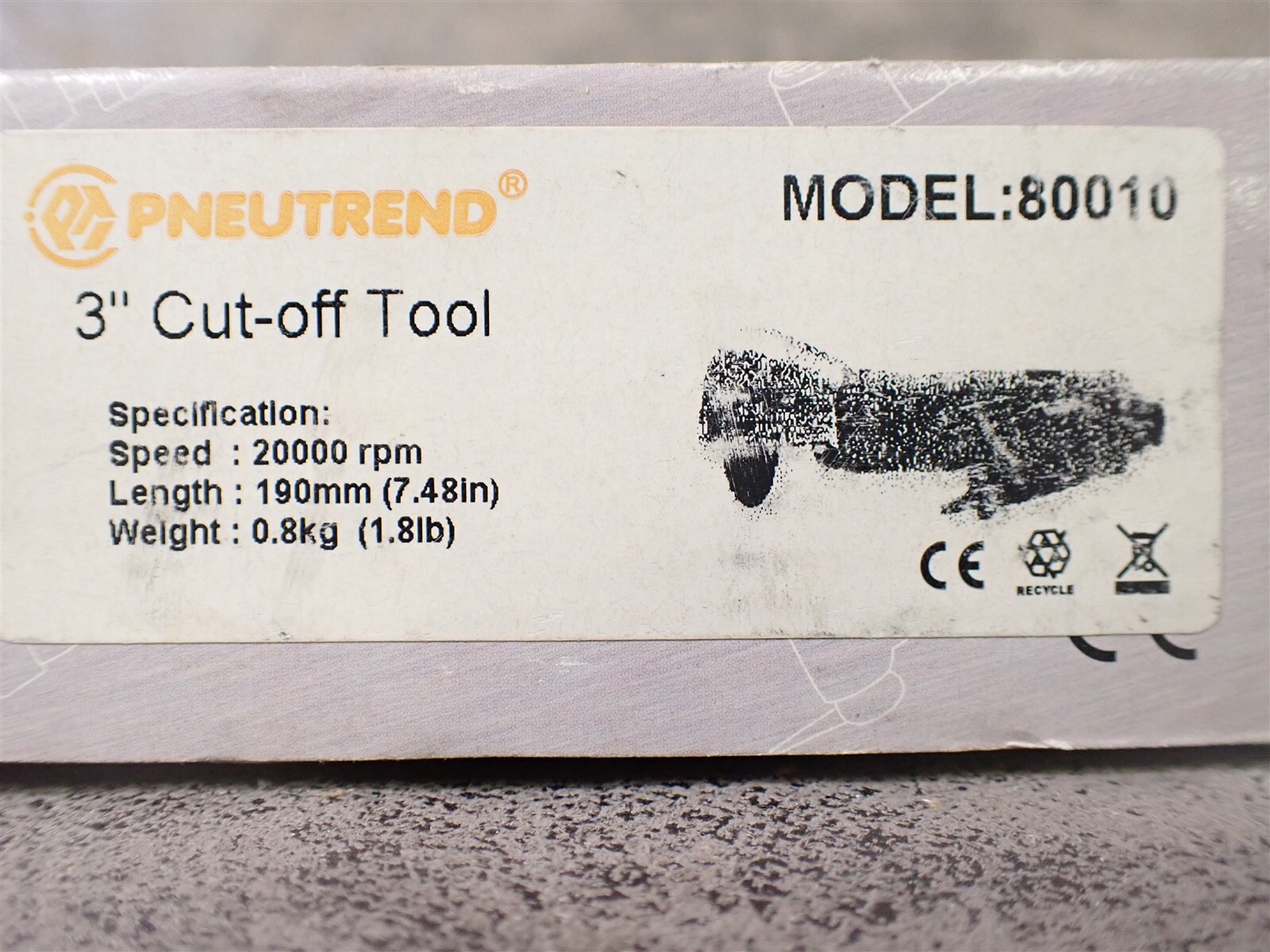 NEW Pneutrend 80010 3" Cut-Off Tool (P15)