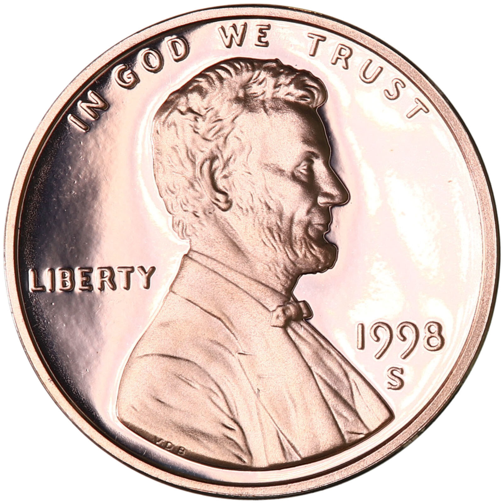 1998 S Lincoln Memorial Cent Gem Deep Cameo Proof Penny