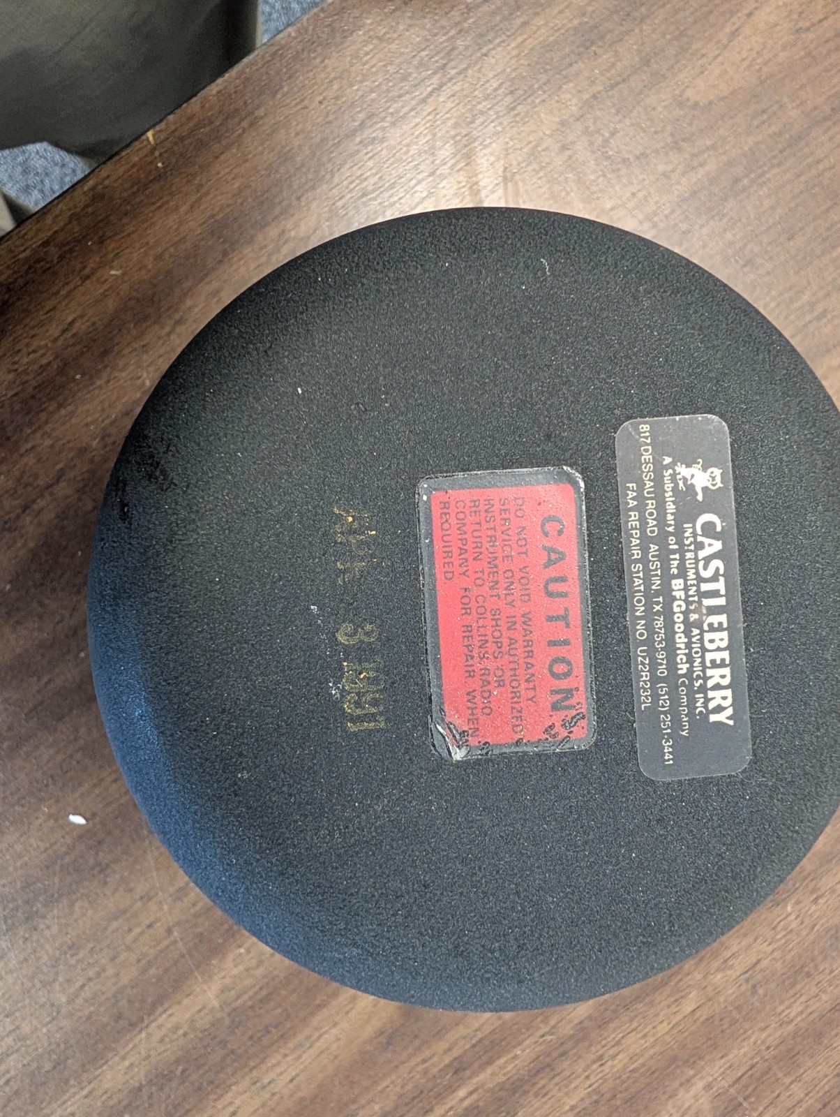 Collins Directional Gyroscope; Part # 522-3241-000