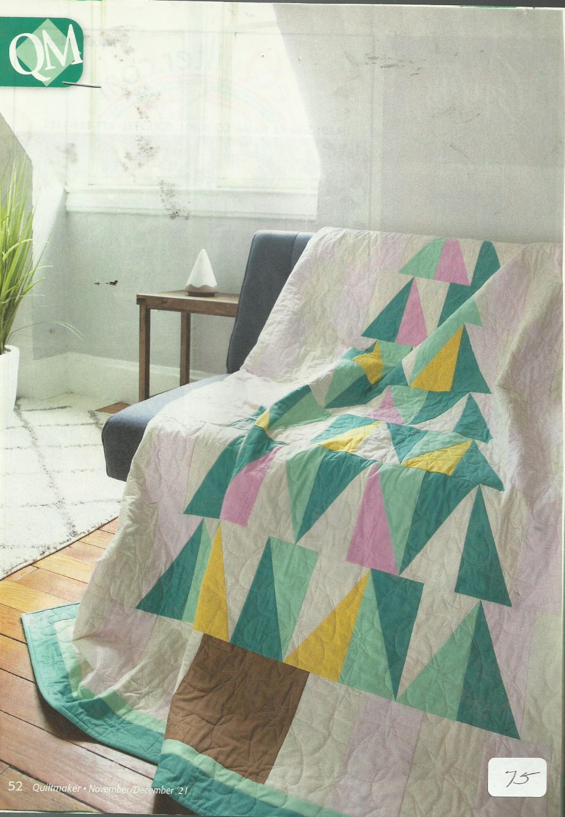 E0685  PEPPERMINT PATTY QUILT PATTERN/INSTRUCTIONS