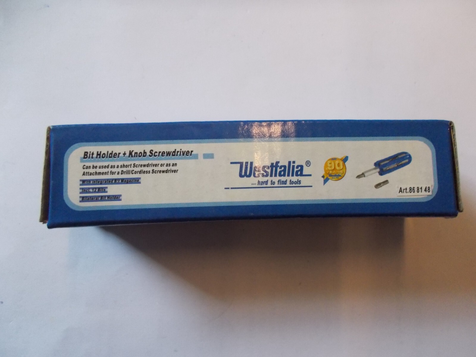 Westfalia Bit Holder & Knob Screwdriver, New, Original Packaging, #X- 13-13