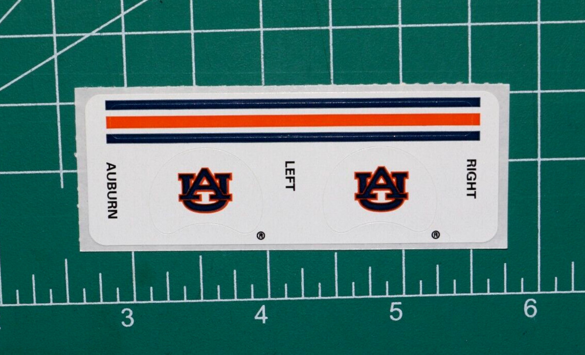 Auburn Tigers 1990's Football Gumball Helmets *DIECUT DECALS ONLY* RARE OPI MINI