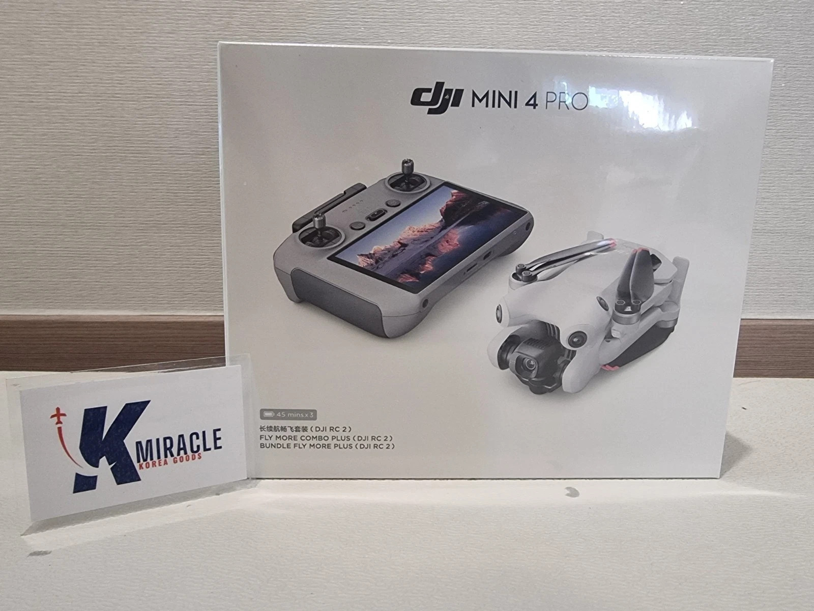 DJI Mini 4 Pro Fly More Combo Plus Drone / RC 2 + 3 Batteries / No Tariffs in US