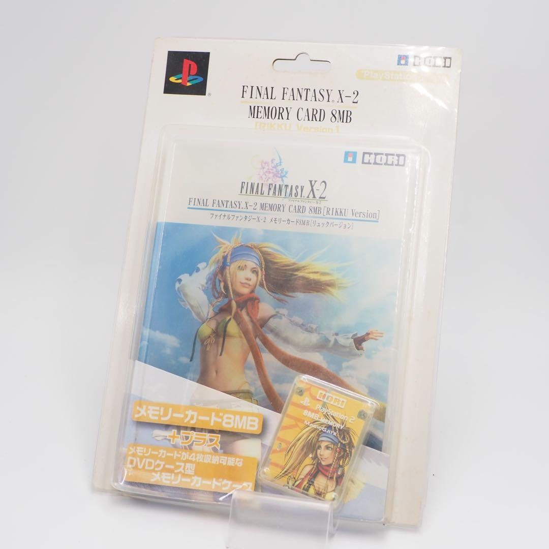 HORI Final Fantasy X-2 Rikku PS2 Memory Card 8MB Used