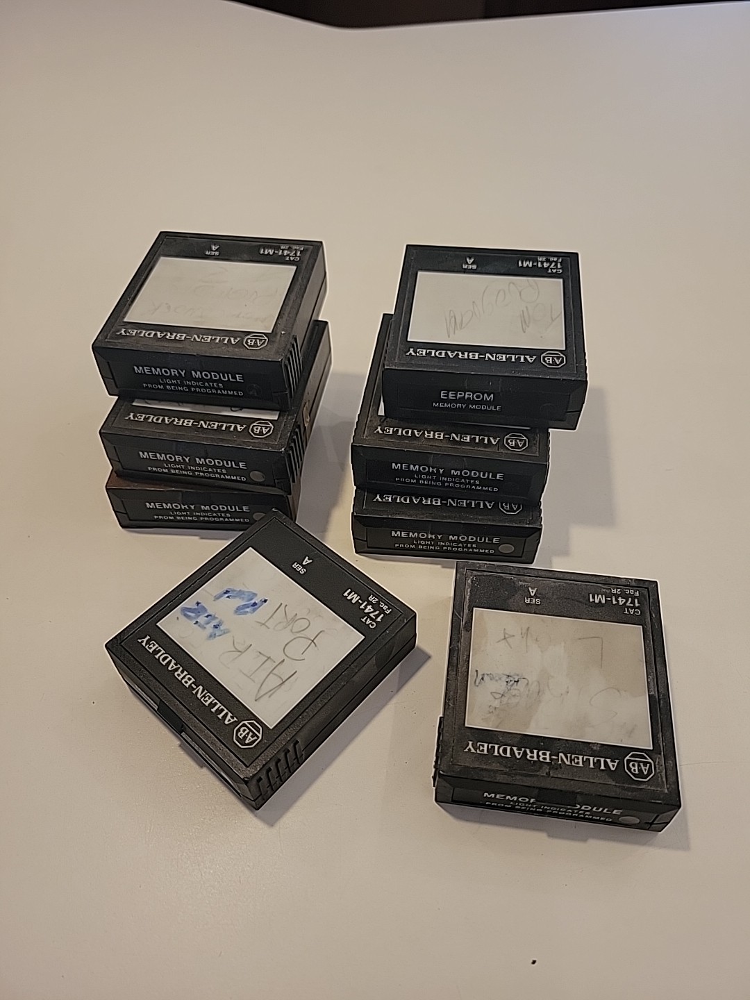 Lot Of 8 - 1741-M1   Allen Bradley  Memory Module 1741-M1   - AS-IS