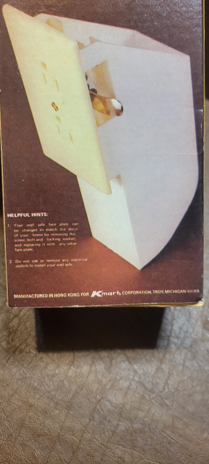 Vintage Hidden Wall Safe Outlet Diversion Safe Hidden Compartment