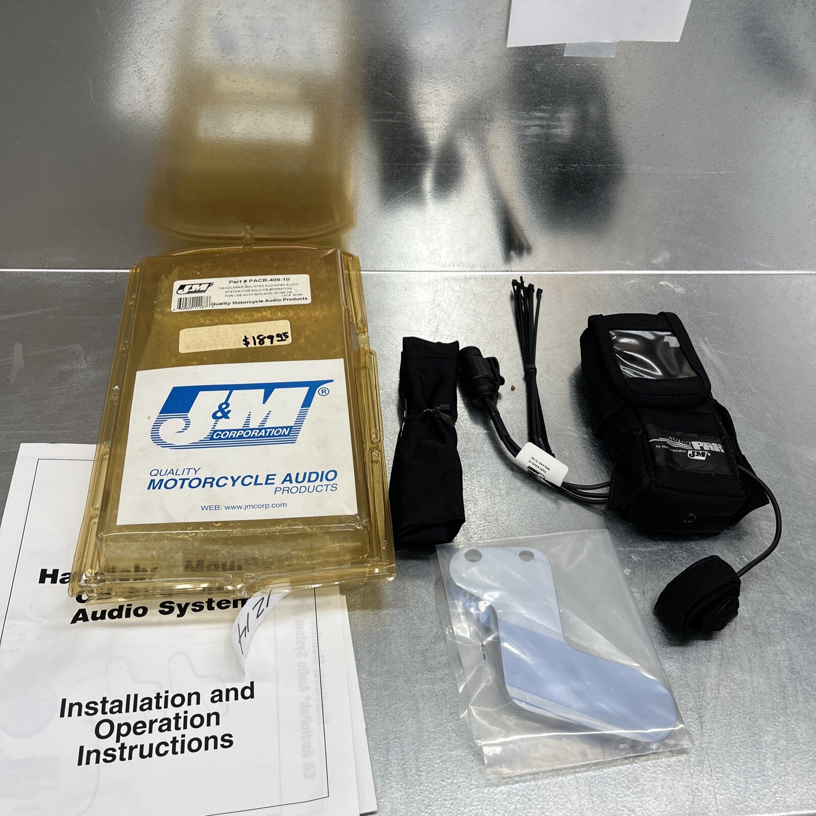 PACB-409-10 Handlebar Mounted Audio pack