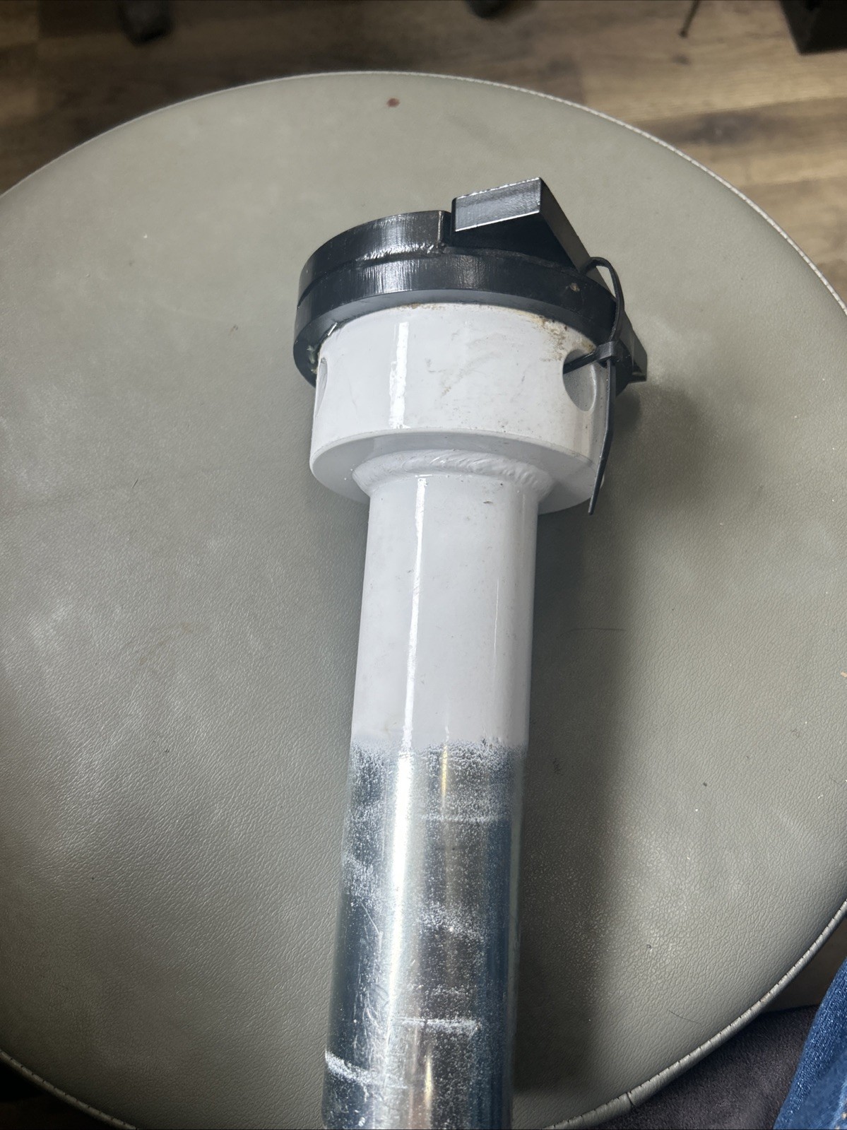 10K Handle Drain Assembly Replacement Cylinder White Black 9-3/8 Length