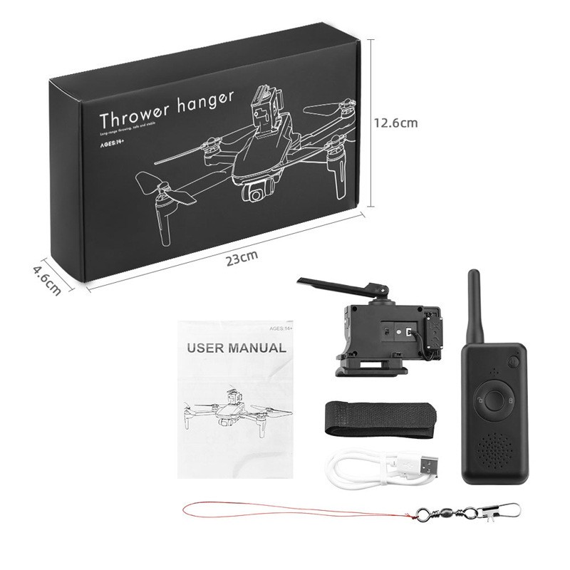 1PC For DJI AIR2/2S Thrower MINI 4PRO Thrower MAVIC 3 Drone Airdrop Accessories