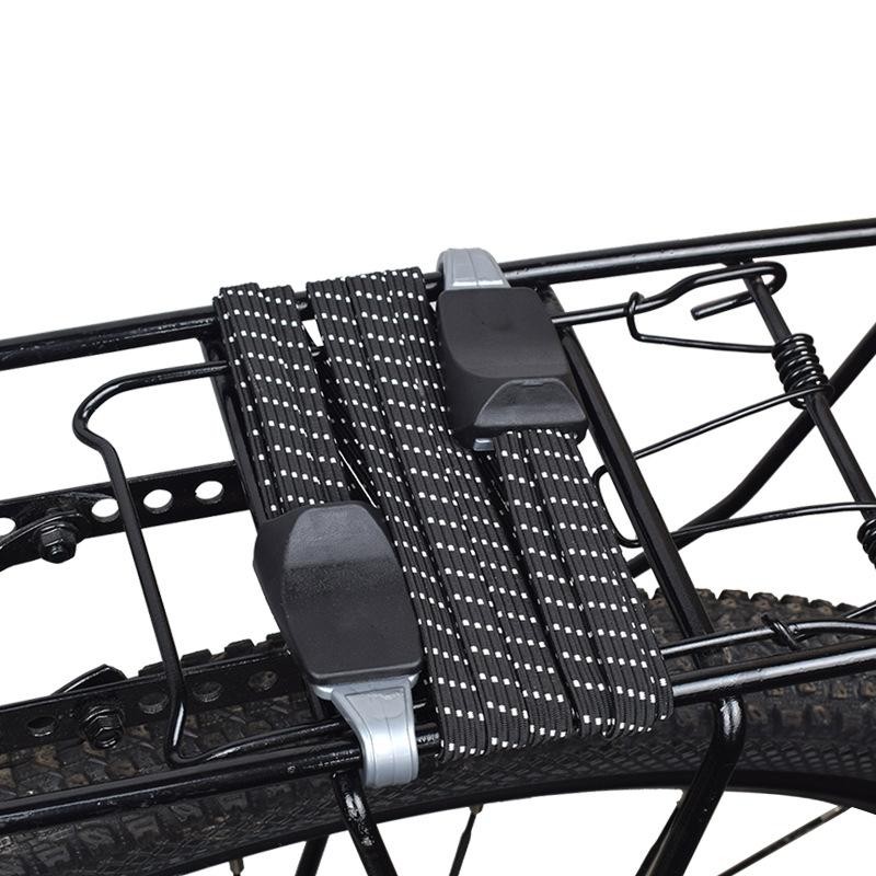 Bicycle Luggage Rope Elastic Strap Rack Rubber Belt Hook Bike Bag Carrier Access