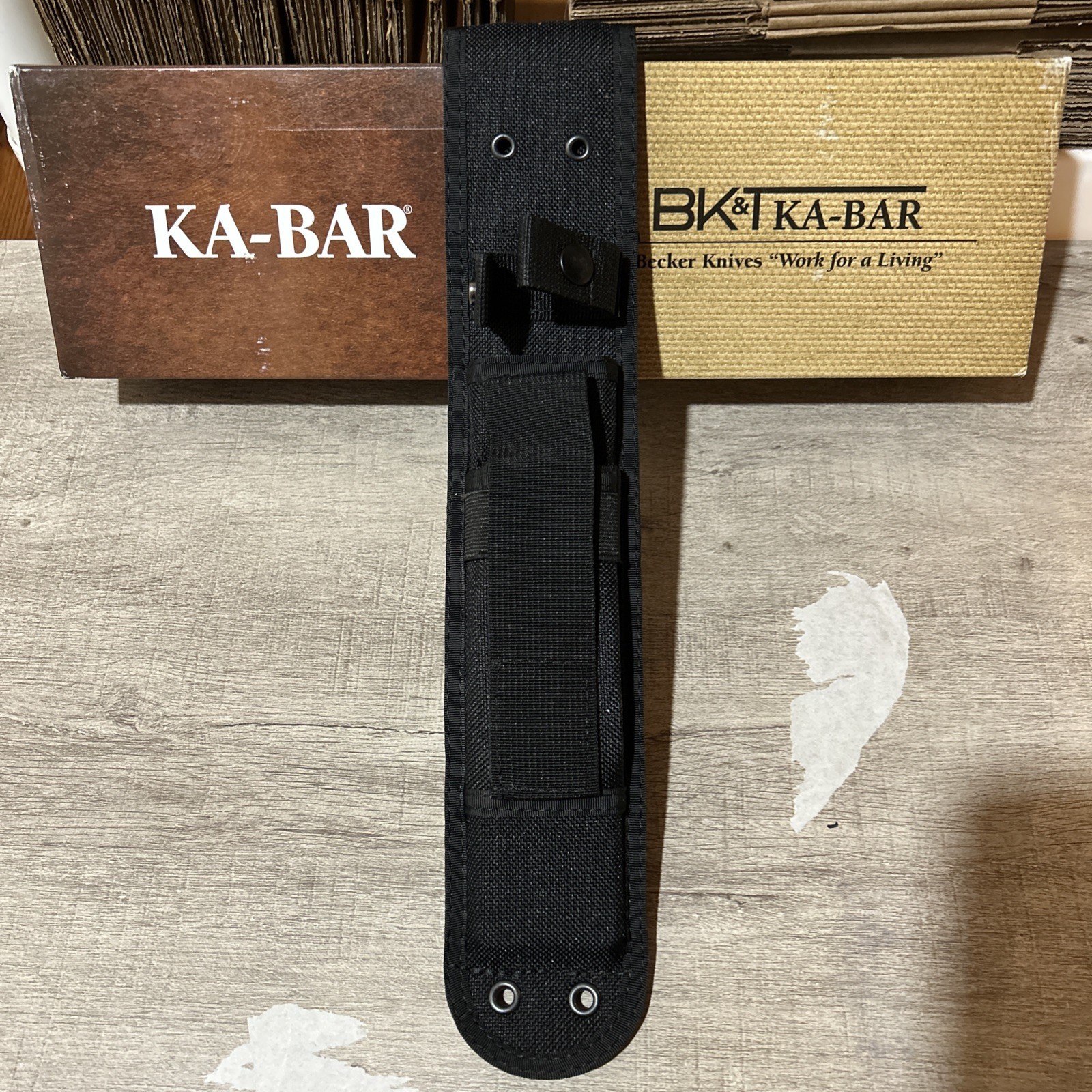 Ka-Bar BK7 Becker Combat Utility 7" Fixed Clip Point Plain Black 1095 Cro-Van