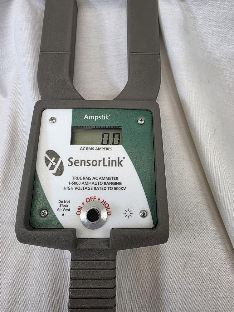 AMPSTIK SENSOR LINK 8-020XT 60Hz AC RMS Ammeter 1-5000 Amps (CW2041673)