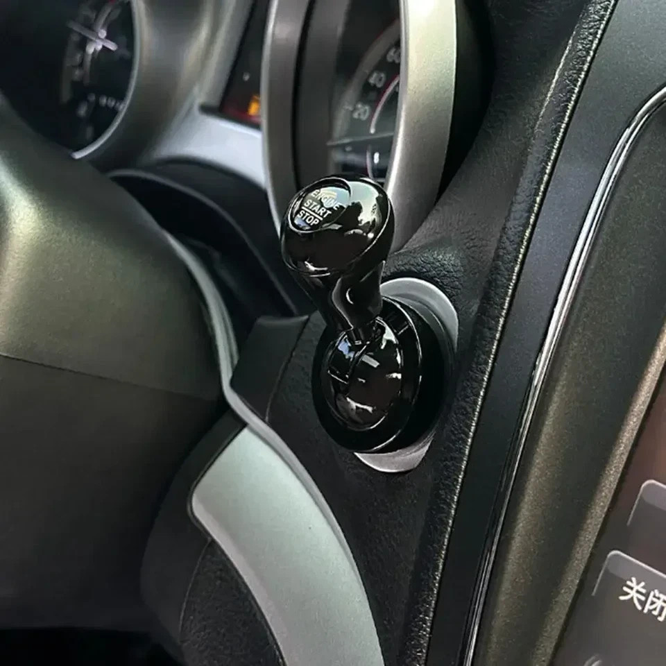  Car One-Touch Start Button with Push-To-Start Rocker Rocker Decor One-Touch Ca