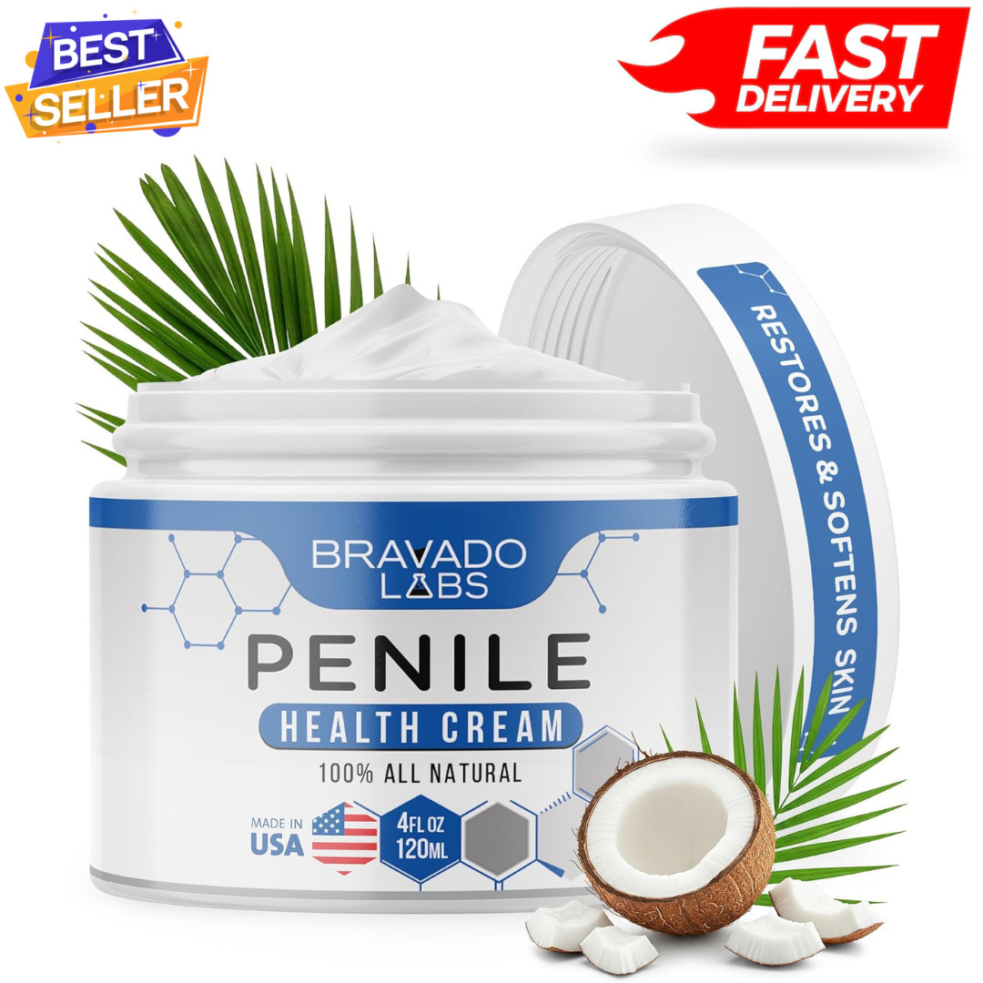 Premium Penile Health Creme - 100% Natural Penile Cream Lotion for Men'S Intimat