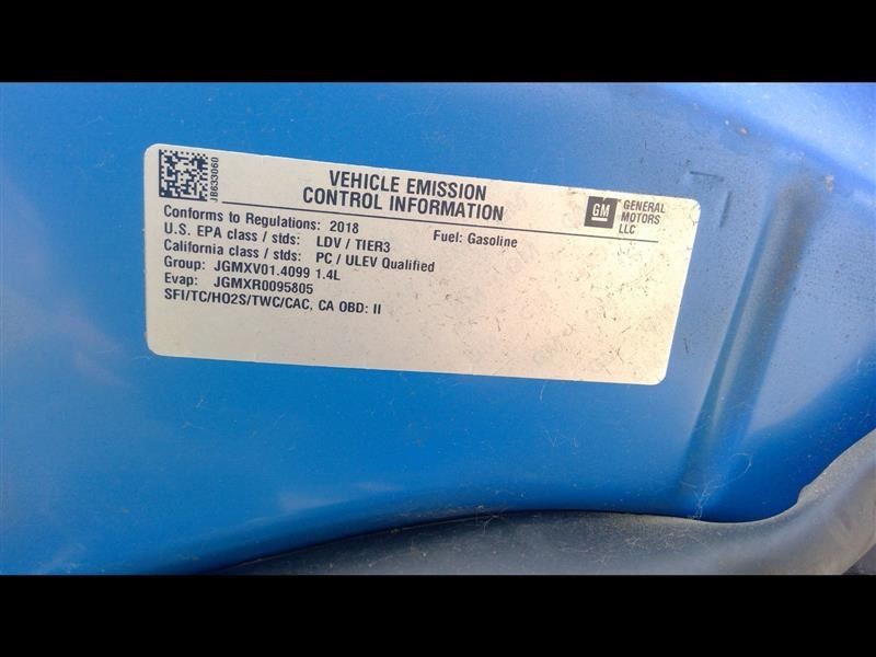 2017-2018 BUICK ENCORE Speedometer MPH Opt Umn ID 42573259