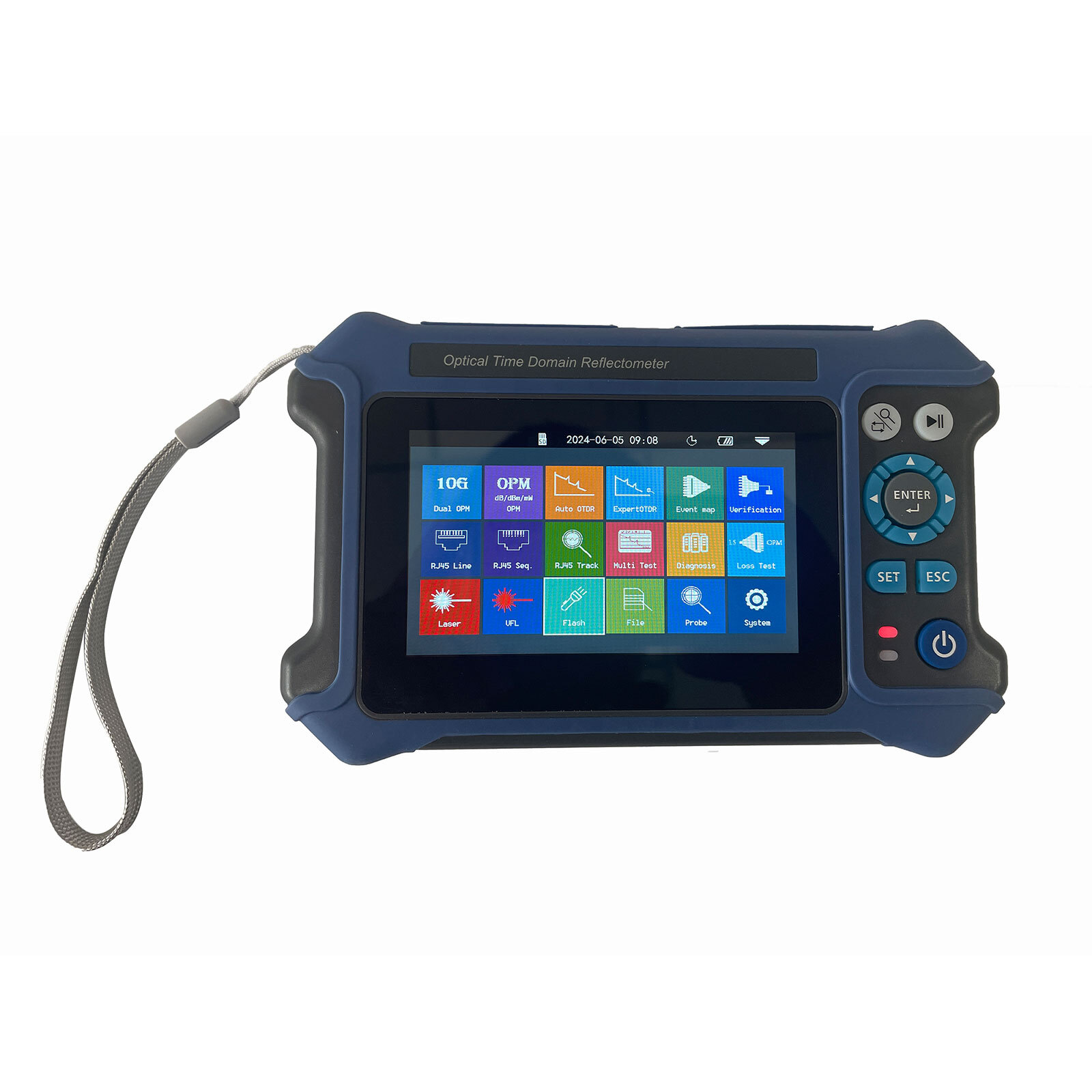 JW3302K 4.3" Wavelength OTDR 16-IN-1 OPM Optical Time Domain Reflectometer