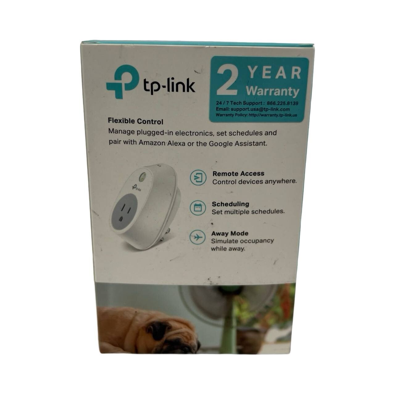 TP-Link - HS100 - Smart WiFi Plug - w/ Google Assistant & Amazon Alexa