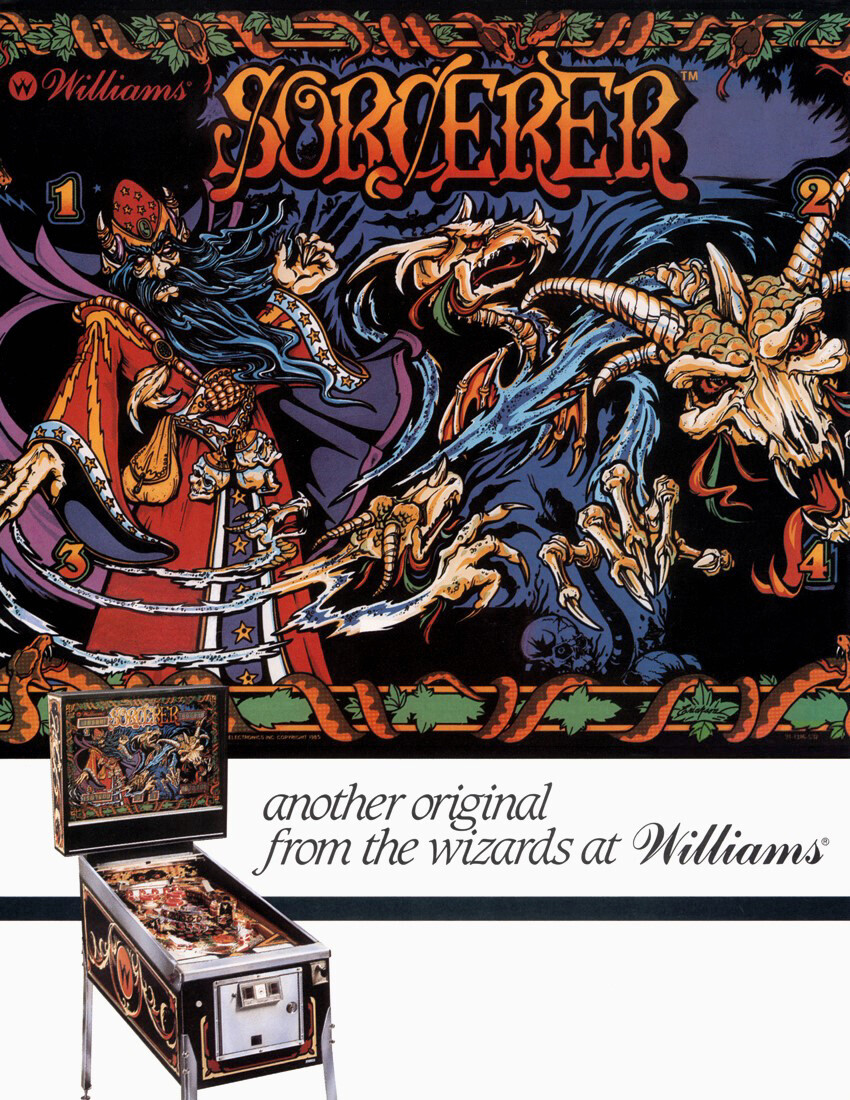 Williams Sorcerer Pinball Machine Rubber Ring Kit ***Customize your kit***
