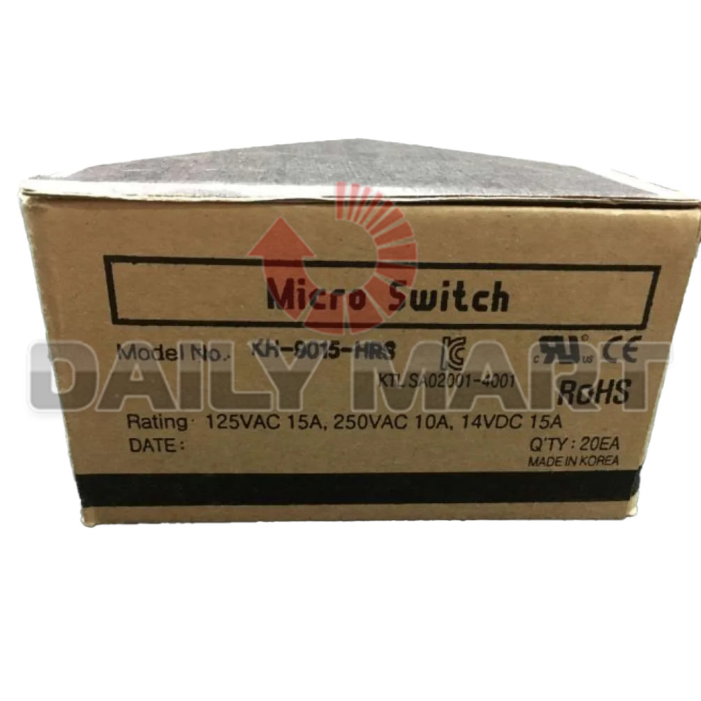 5PCS/New In Box KOINO KH-9015-HRS Micro Switch AC125V 15A