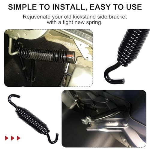 Chrome Plated Kickstand Spring Jiffy Stand spring for most Harley 1 Pack