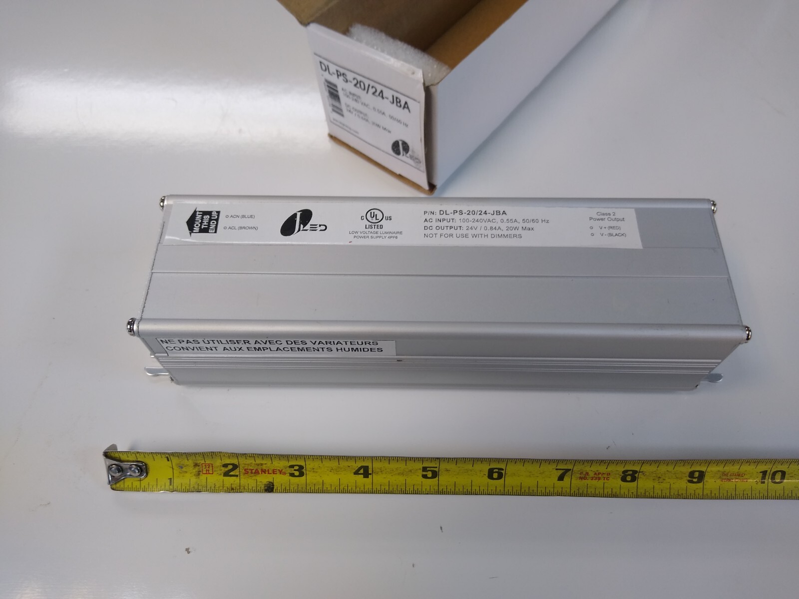 Jesco DL-PS-20/24-JBA Power Supply 24v/20w out/120v In NEW