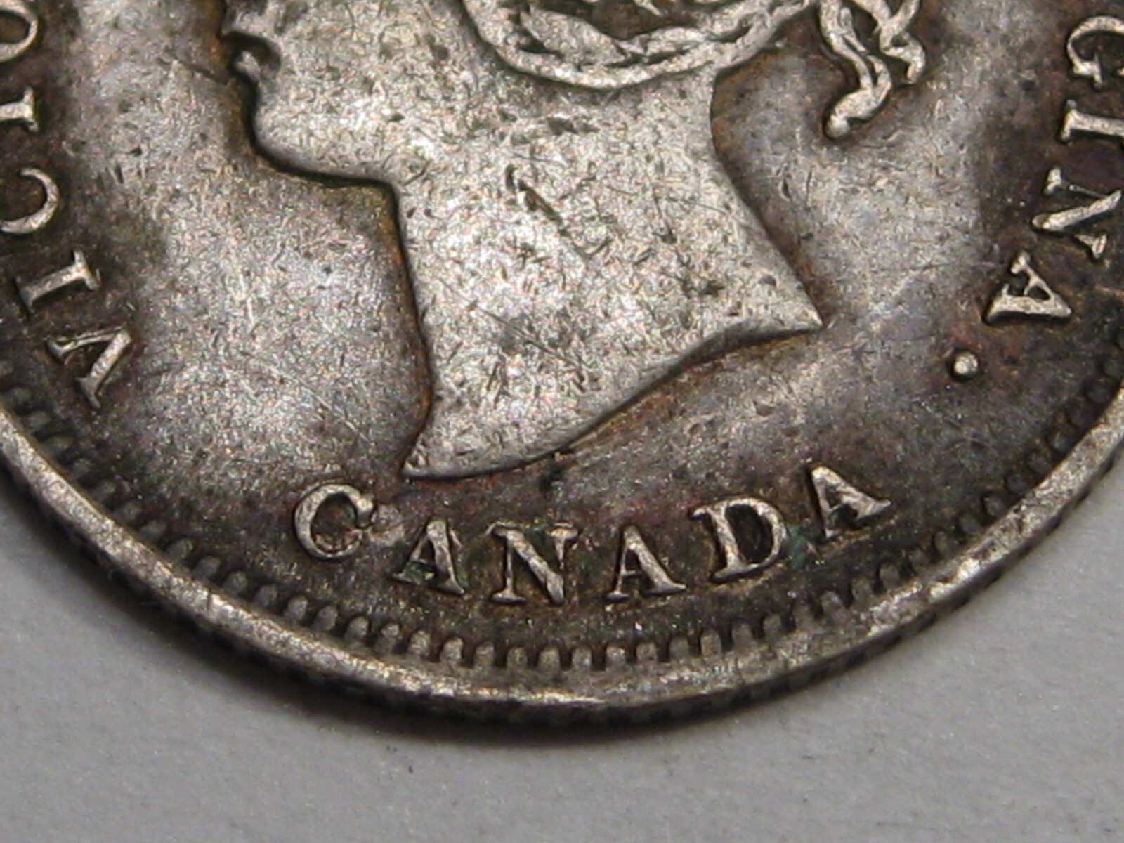 F/VF 1899 Five Cent 5¢ CANADA. #36
