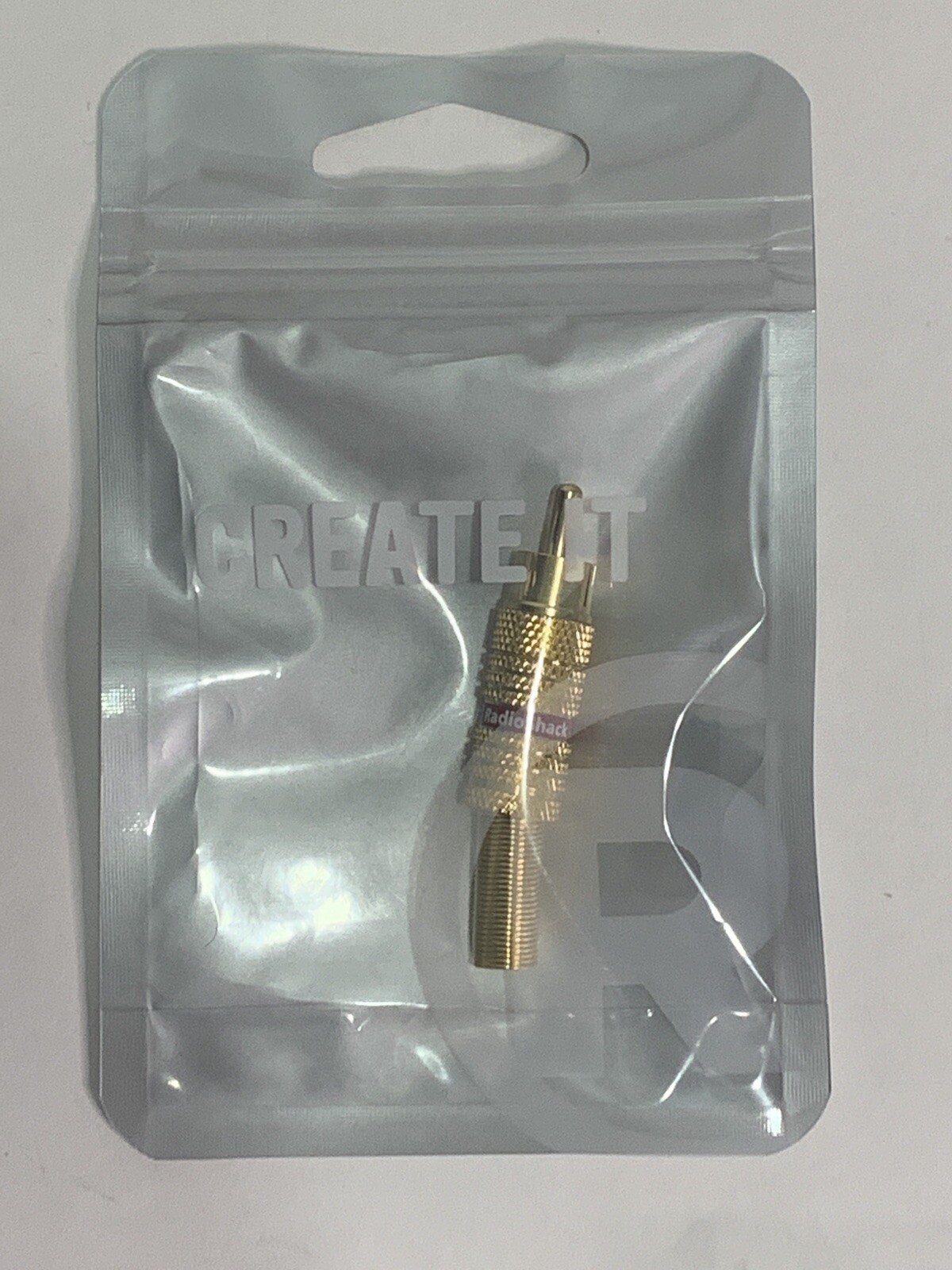 Gold-Plated Phono RCA Male Plug, Solder Terminal Design with Coil Strain Relief