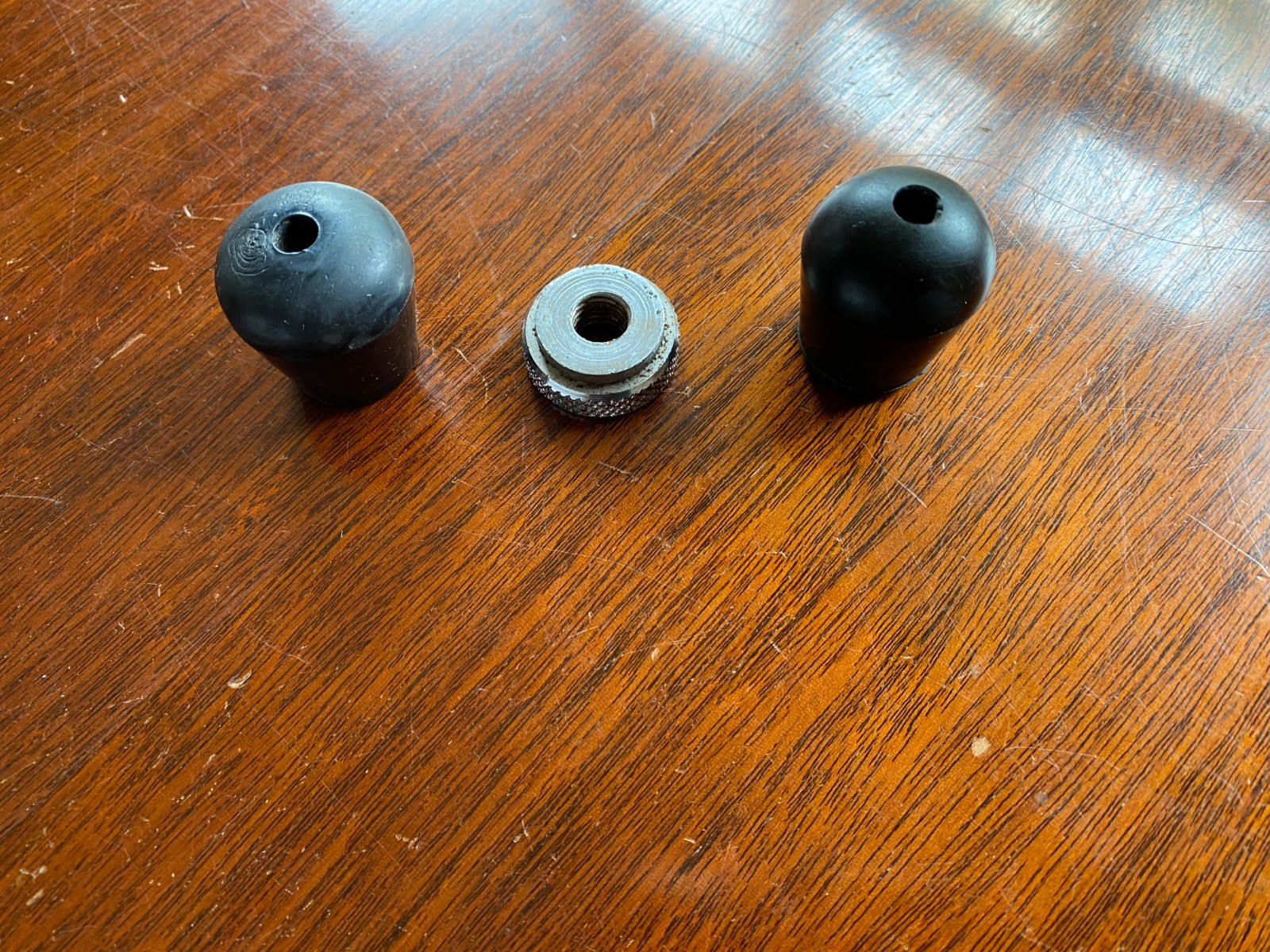 Pearl Bass Drums Parts - 1 x Leg Screw Rubber Foot/Lockring Export Etc & 1 Extra