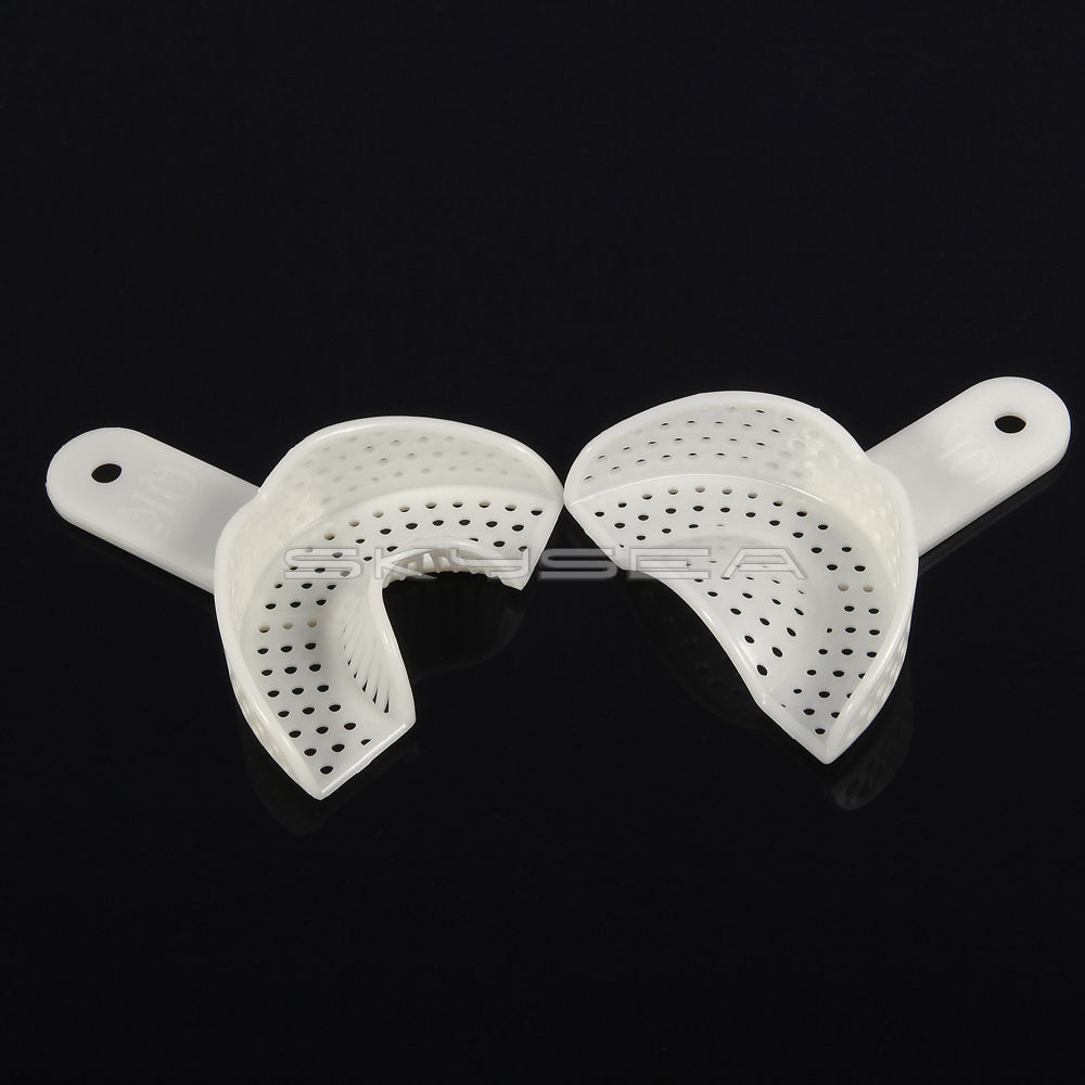 10 pcs Dental Impression Tray Plastic Denture Instruments plastic for teeth