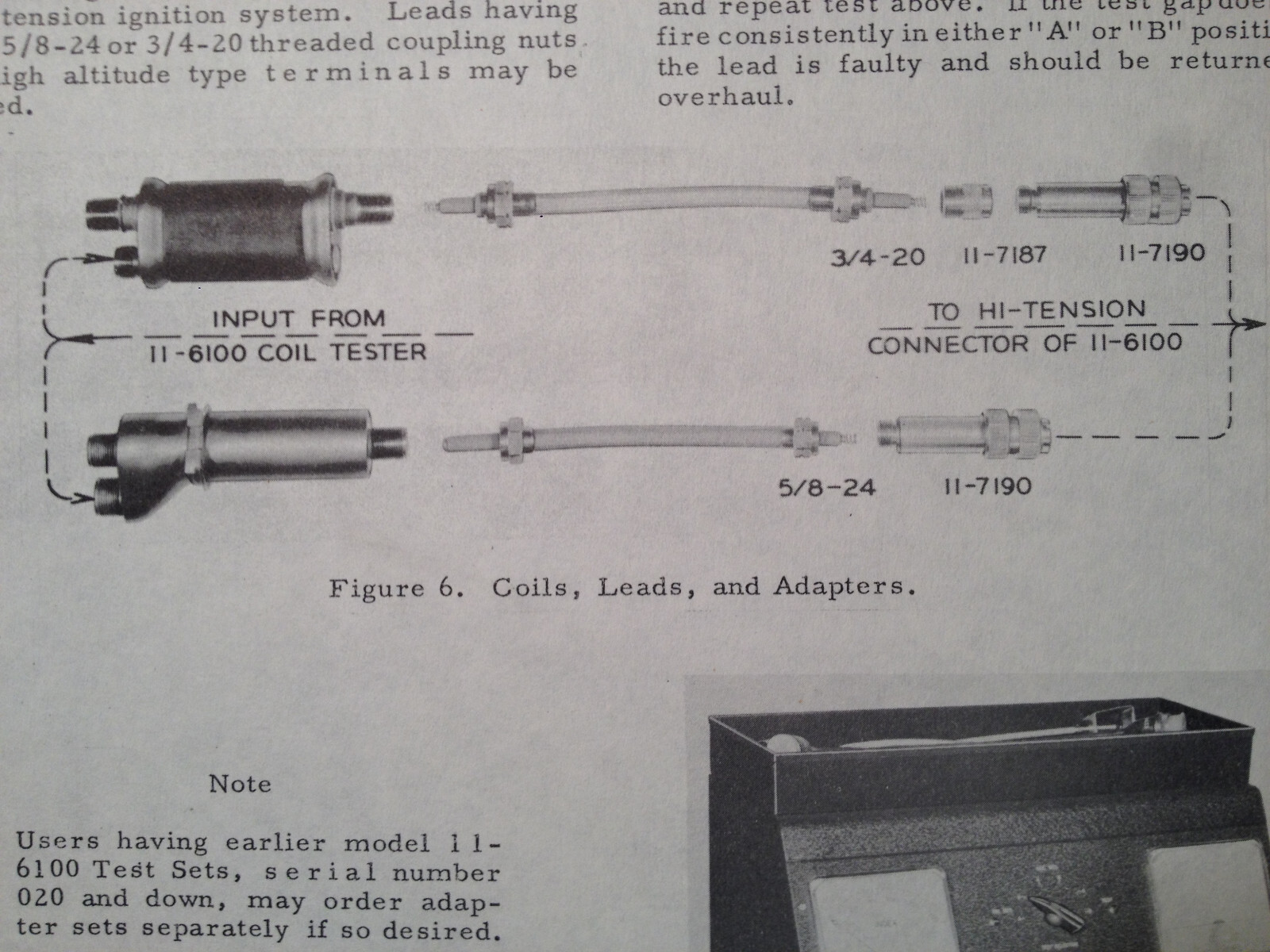 Bendix 11-6100 Test Set Operating, Calibration & Repair Instructions