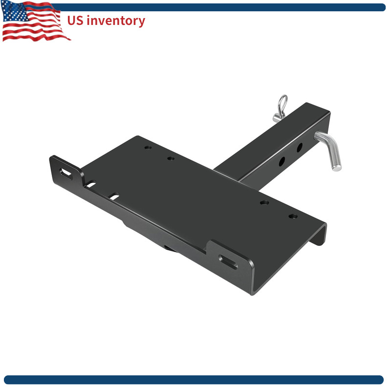 Winch Hitch Mounting Plate ATV UTV SUV Pickup Truck, Universal 2 Receiver Traile