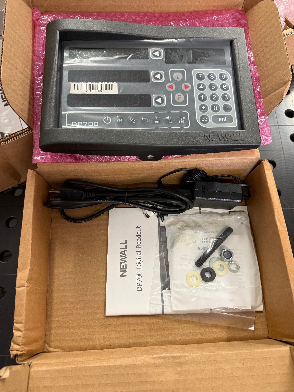 Newall Digital Readout - 3 Axis DP700 DRO Display, DP7003111S12 lathe mill grind