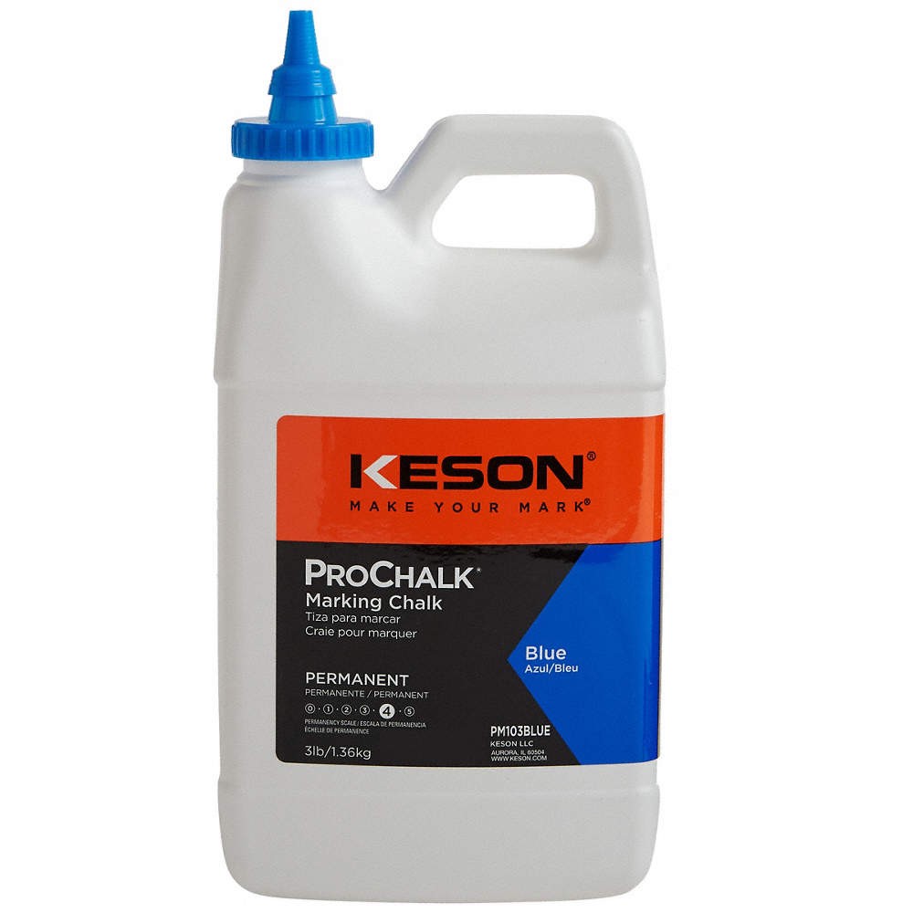 KESON PM103BLUE Marking Chalk Concentrate,Blue,3Lb PK 6