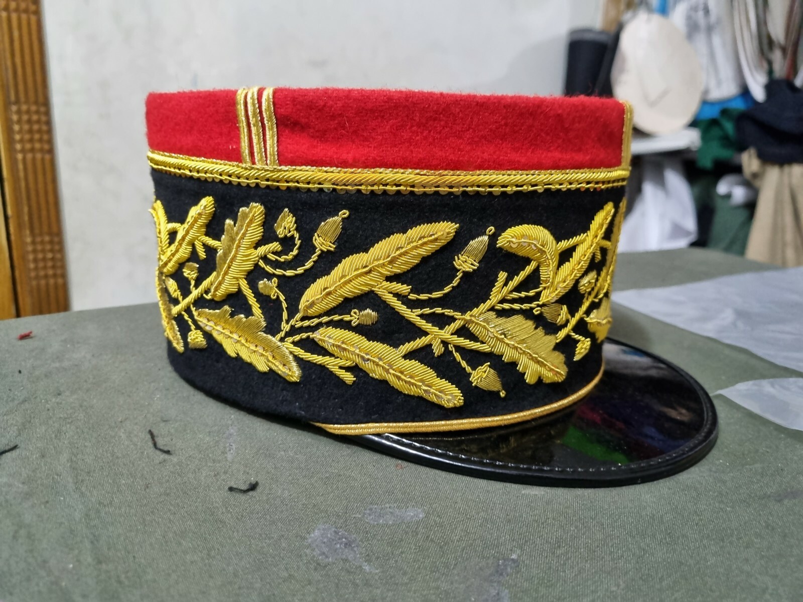 WW1Inspector general of the army Postal service Kepi