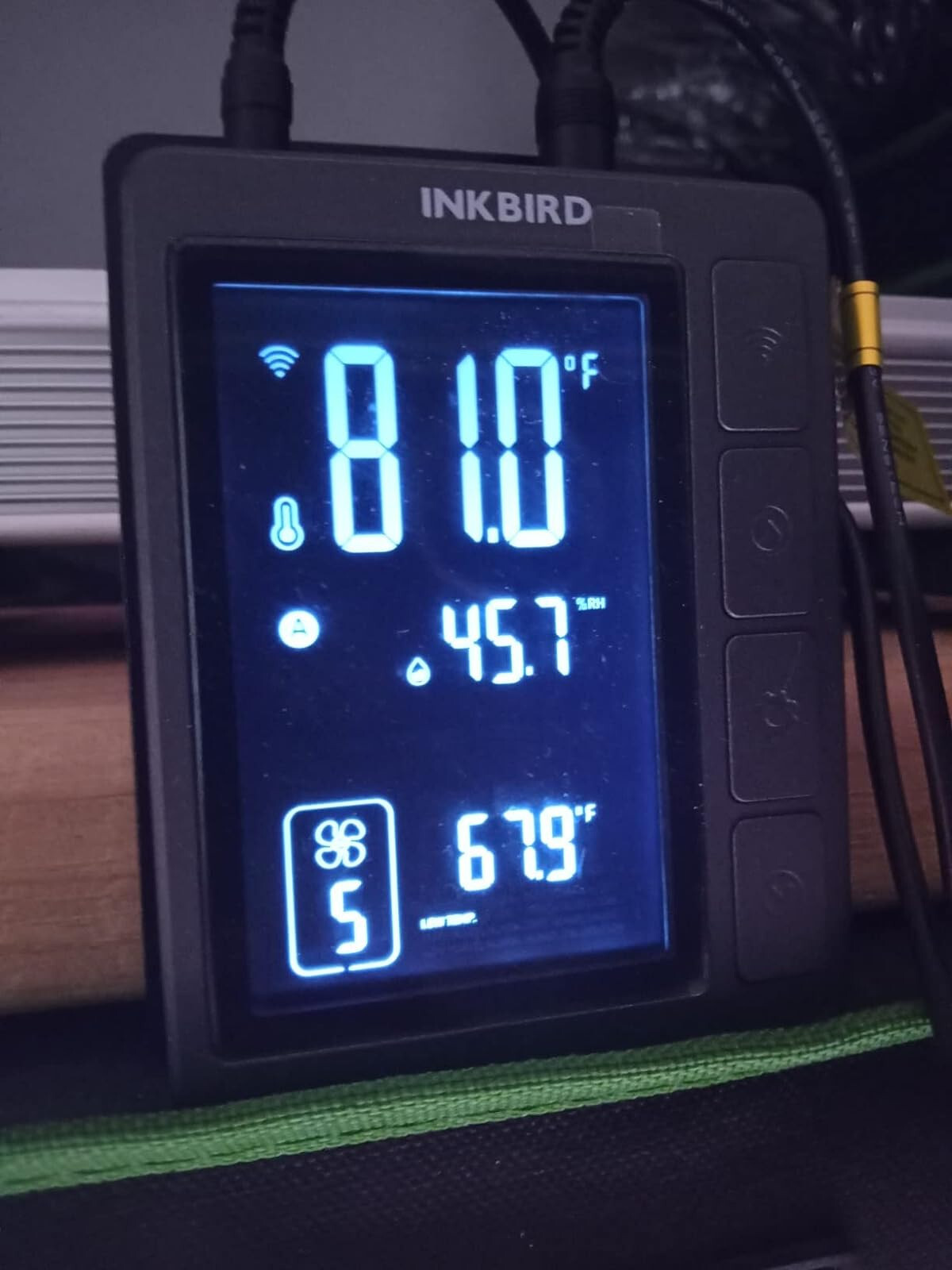 INKBIRD 6" Duct Fans Grow Tent Ventilation Exhaust Duct Fan Temperature Humidity
