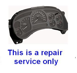 2003 2004 2005 2006 GM GMC Cadillac Escalade Cluster Dashboard Repair Service