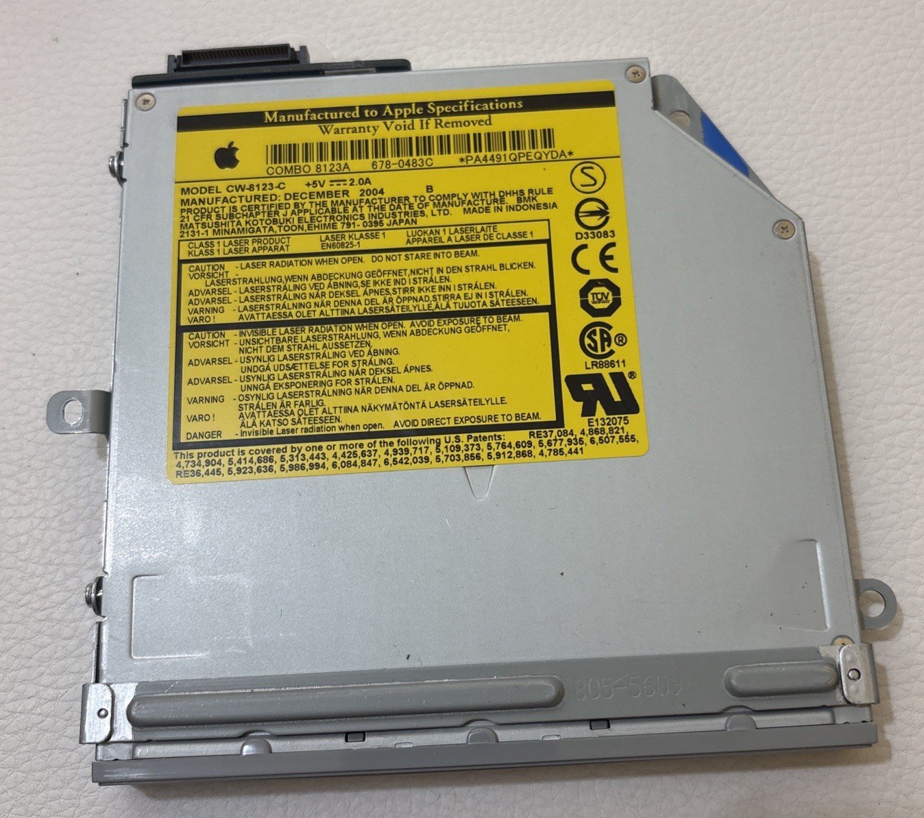 Apple iBook G4 2005 Combo Optical Drive 678-0483A model CW-8123-C L@@k @ Me