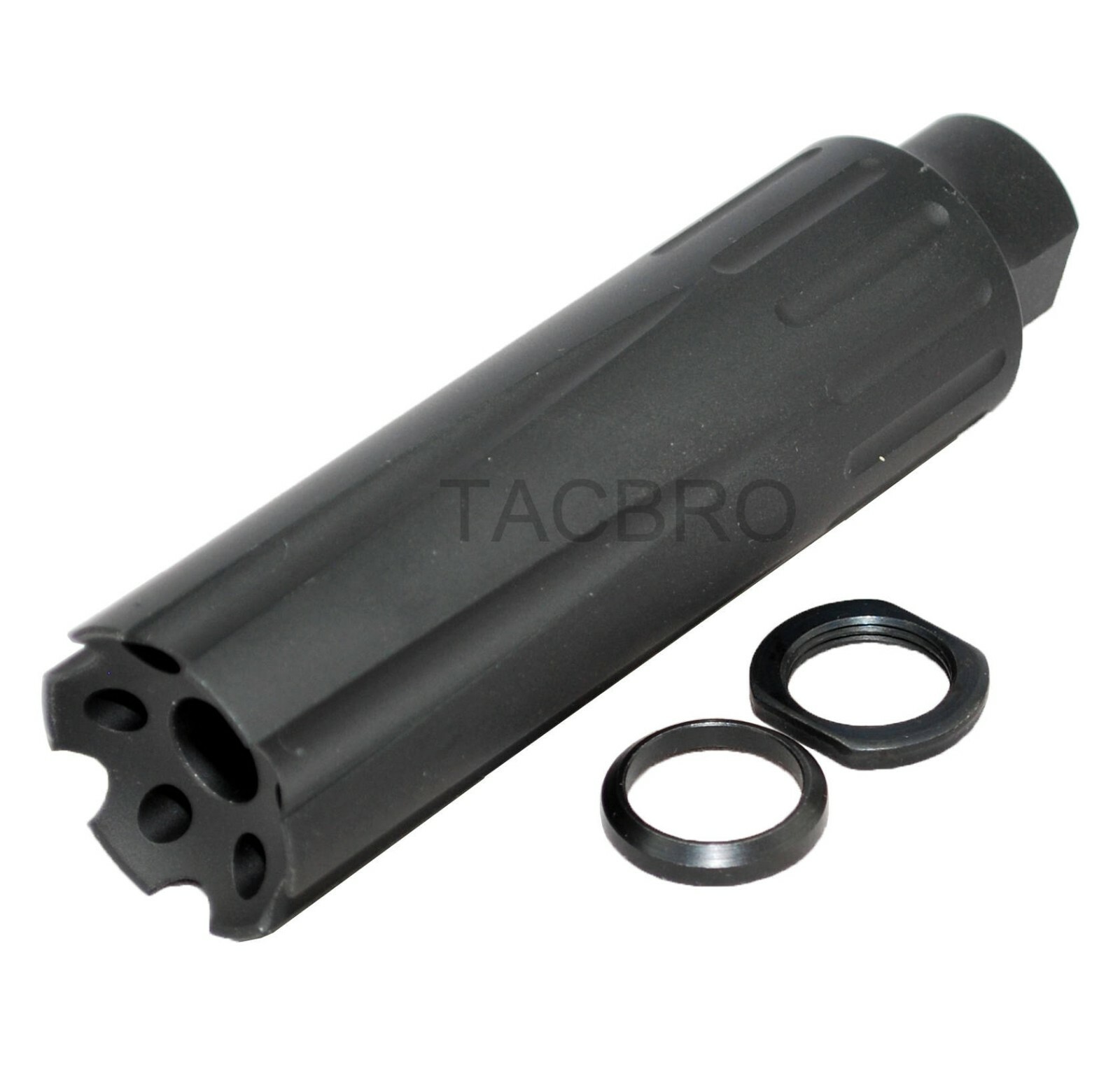 Black Aluminum Linear Compensator 5/8x24 Thread Pitch For .308 308