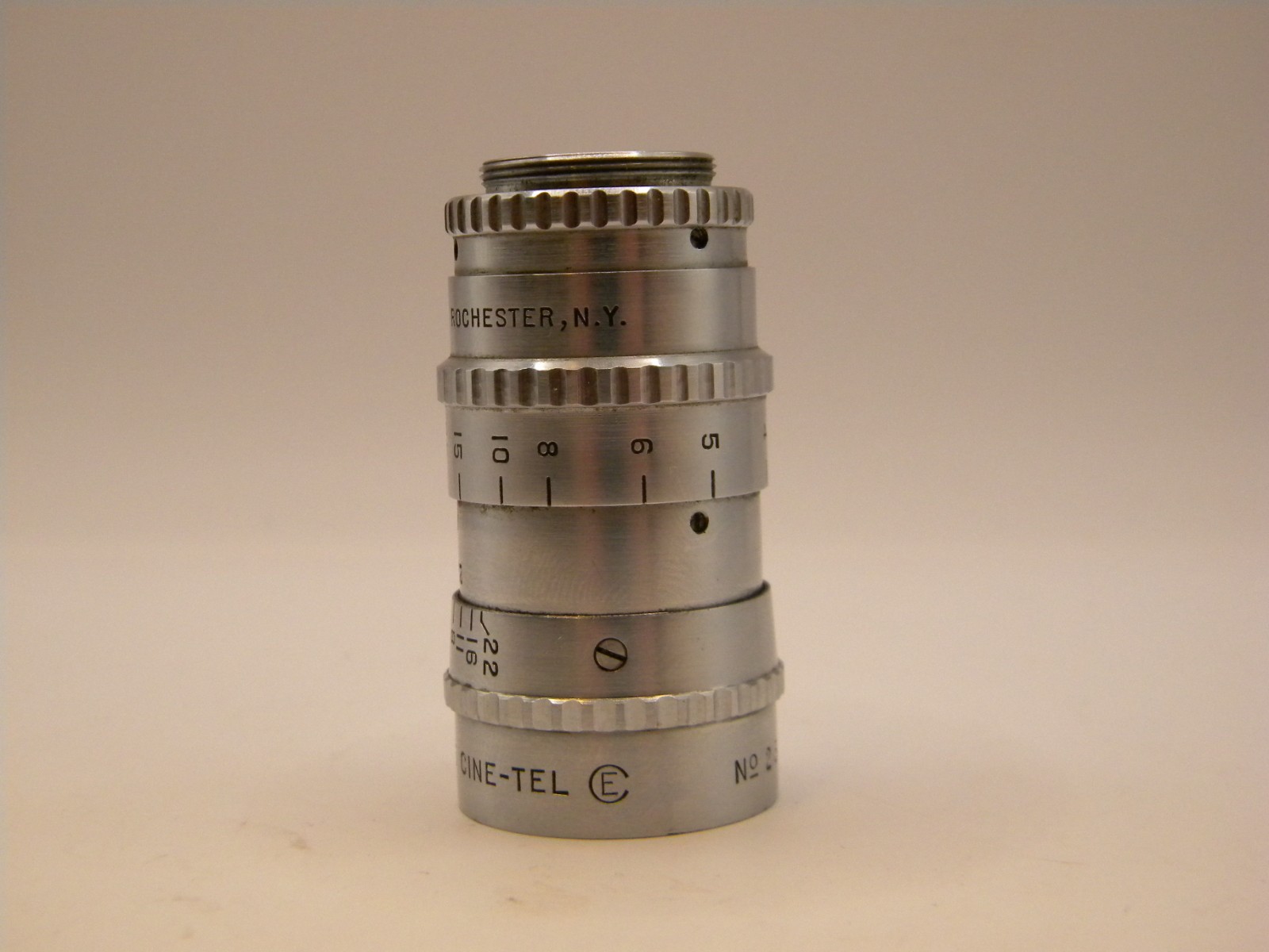 Elgeet Microscope Objective 2535, 1.5 Inch f: 2.5 Cine-Tel