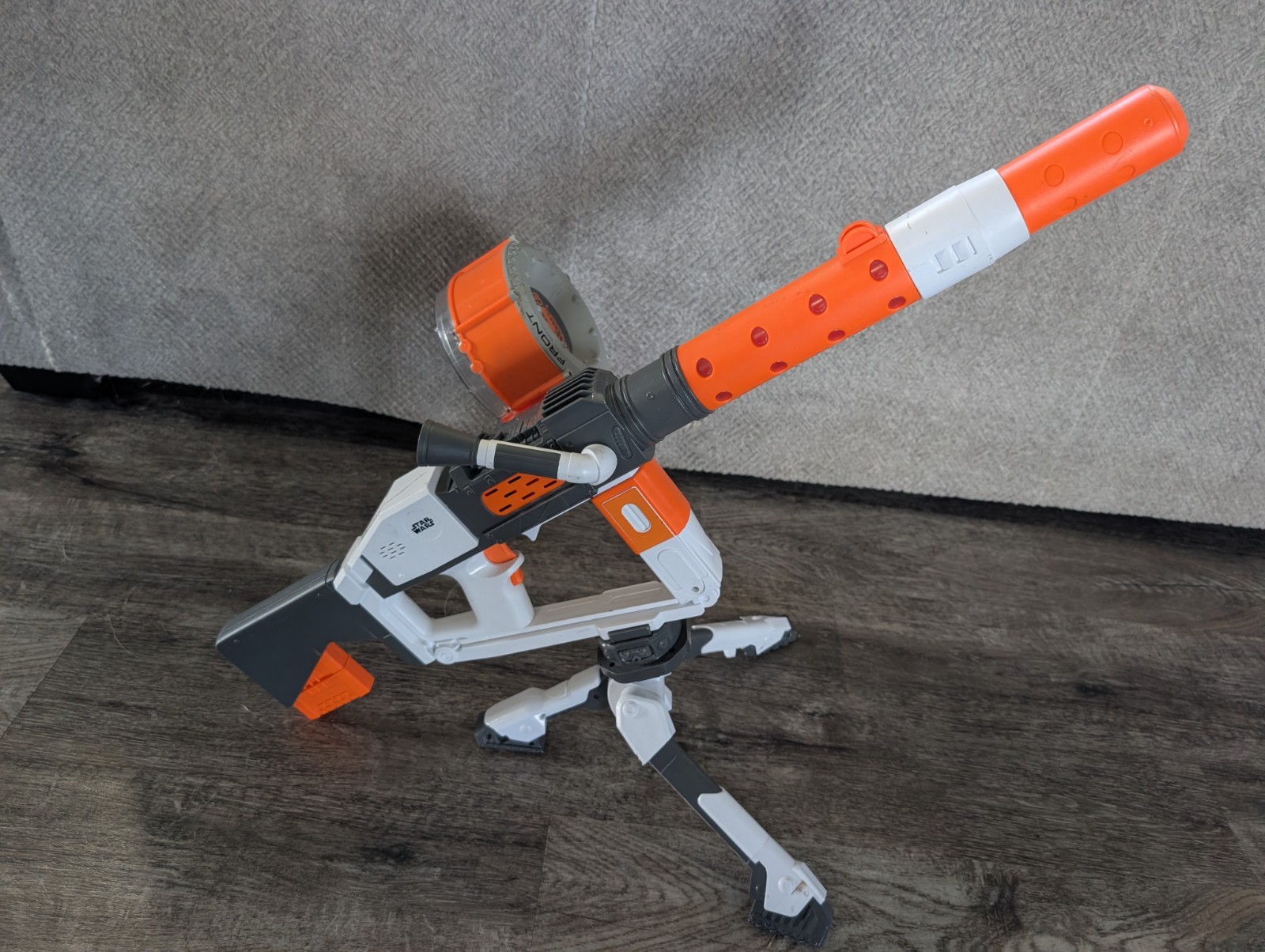 Nerf Glowstroke First Order Deluxe Stormtrooper Blaster Working With Tripod