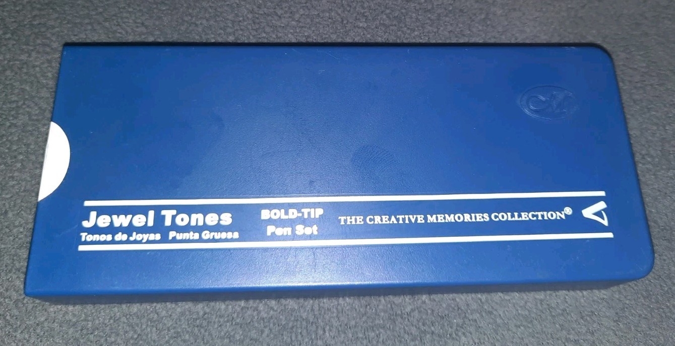 Creative Memories Jewel Tones Bold Tip Pen Set Scrapbooking Archival Ink SEALED