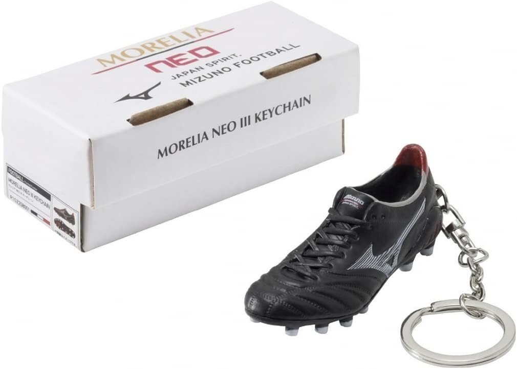 Mizuno Japan Football Soccer Morelia 3 Shoes Key Chain P1GZ2380 Black