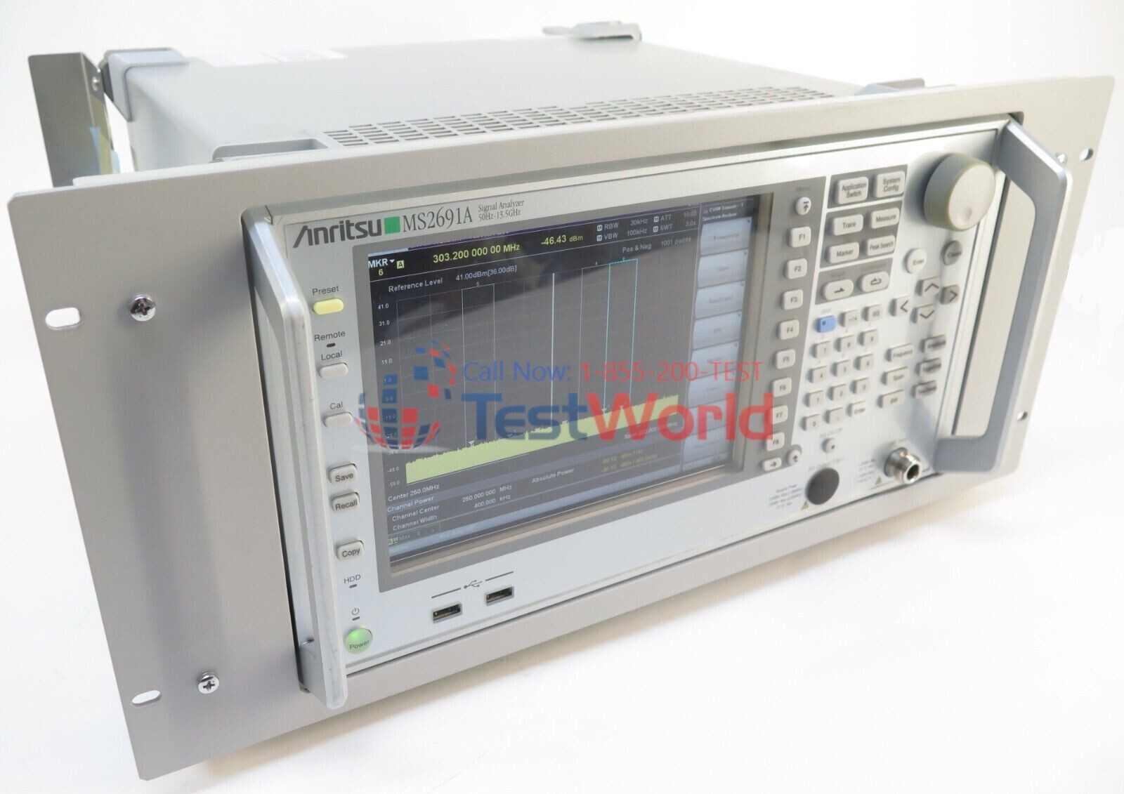Anritsu MS2691A - Signal Analyzer 50 Hz to 13.5 GHz with Options 001, 003, 008